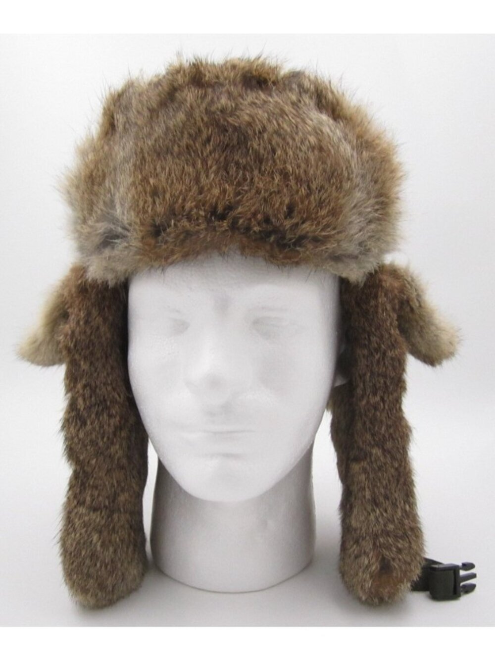 Mad Bomber Trapper Hat Ear Flat Olive Green Nylon Rabbit Fur Gorpcore Outdoor
